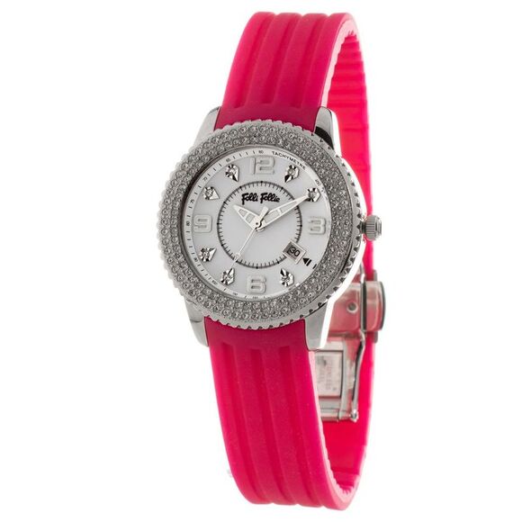 Folli Follie Multicolor Plastic Dress Women's Watch